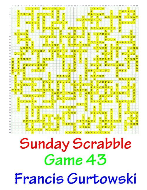 Sunday Scrabble Game 43 (Paperback)