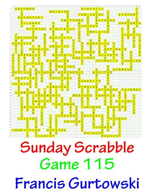 Sunday Scrabble: Sunday Scrabble Game 115 (Paperback)