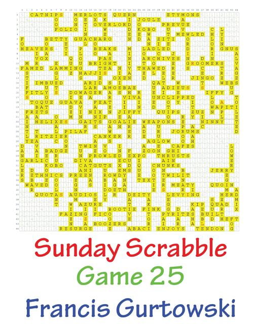 Sunday Scrabble: Sunday Scrabble Game 25 (Paperback)