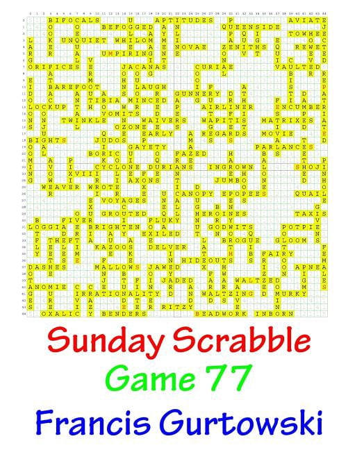Sunday Scrabble Game 77