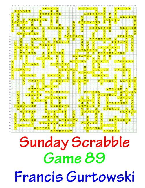 Sunday Scrabble: Sunday Scrabble Game 89 (Paperback)