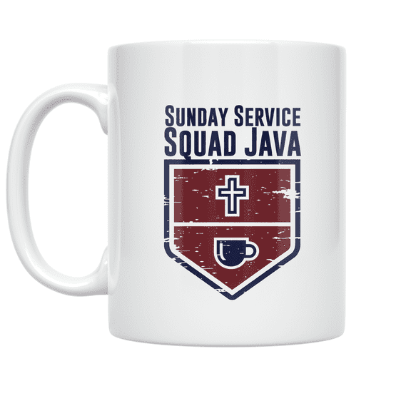 Sunday Service Squad Java - Church Life Community - 11 oz Ceramic Coffee Mug