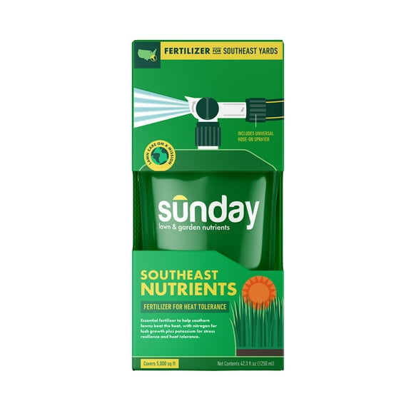 Sunday Southeast 5,000 Sq. Ft. Liquid Lawn Fertilizer 42.3 oz 18-0-6