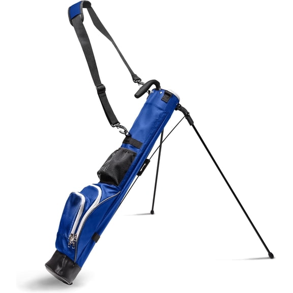 | Sunday Stand Bag | Lightweight  Golf Bag | 3 Pockets, Speed Handle, and Padded Strap |  for Driving Range, Par-3, Executive, and 's Courses