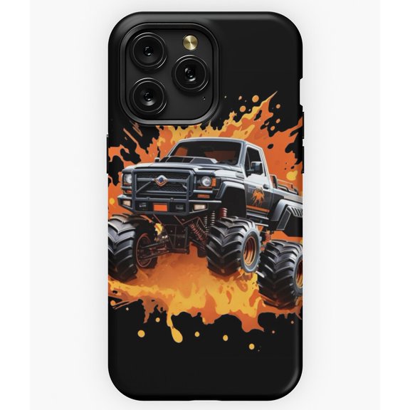 Sunday Sunday Sunday Driver Monster Truck Rally A7314 Phone Case for iPhone 11 to 17 Pro Max