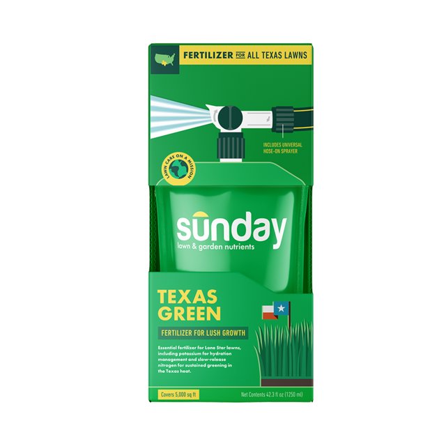 Sunday Texas Green 5,000 Sq. Ft. Liquid Lawn Fertilizer 42.3 oz 2202
