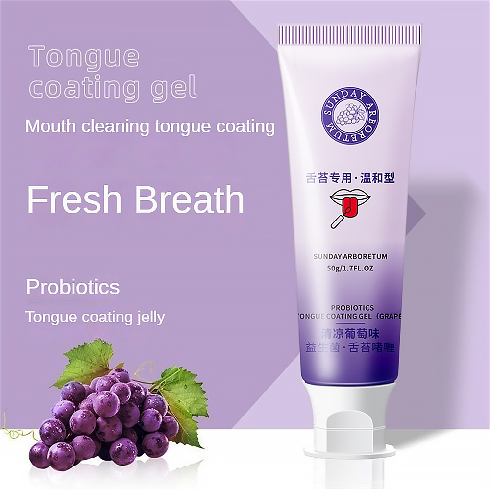 Sunday Tongue Coating Gel Cleans And Freshens Breath Mint Oral Care