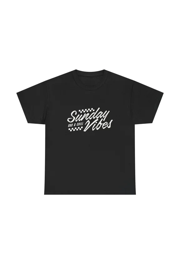 Sunday Vibes BBQ And Chill Retro Weekend Graphic Cotton Unisex T-Shirt up to size 5XL