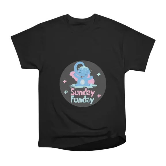 Sunday fun day Kawaii funny blue elephant shower T-Shirt Tee Gift For Him Merch For Her Ap