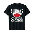 thumbnail image 1 of Sundays Are For Sauce Italy Flag Italian T-Shirt Men Women Casual Vintage T-Shirt, 1 of 5