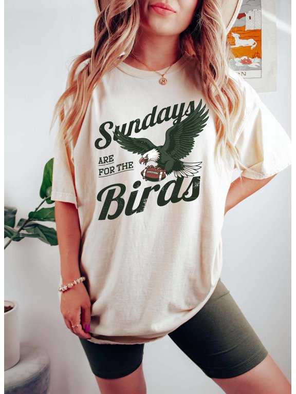 Sundays Are For The Birds Shirt, Football Game Day Shirt, Philly Football Fan Shirt, Eagle School Team Tee