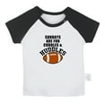thumbnail image 1 of Sundays are for Cuddles & Huddles Funny T shirt For Baby, Newborn Babies T-shirts, Infant Tops, 0-24M Kids Graphic Tees Clothing (Short Black Raglan T-shirt, 12-18 Months), 1 of 4