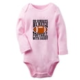 thumbnail image 1 of On Sundays We Watch Football With Daddy Funny Rompers, Newborn Baby Unisex Bodysuits, Infant Jumpsuits, Toddler 0-12 Months Kids Long Sleeves Oufits (Pink, 0-6 Months), 1 of 4