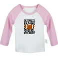 thumbnail image 1 of On Sundays We Watch Football With Daddy Funny T shirt For Baby, Newborn Babies T-shirts, Infant Tops, 0-24M Kids Graphic Tees Clothing (Long Pink Raglan T-shirt, 18-24 Months), 1 of 4