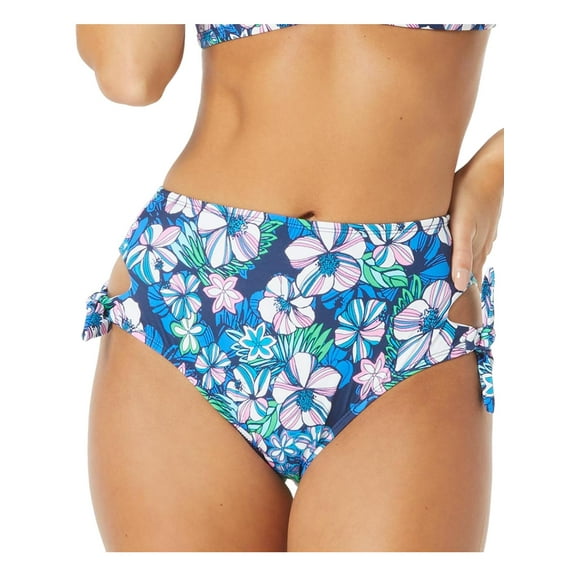 Sundazed Womens Floral Side-Tie Swim Bottom Separates