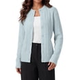 thumbnail image 1 of Sundazz Cable Knit Cardigan Sweaters for Women Long Sleeve Button Down Sweaters Fall Winter Clothes, 1 of 8