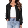 thumbnail image 1 of Sundazz Women's Long Sleeve Cardigan Sweaters Lightweight Button Up Sweaters Knit Fall Tops Fashion Clothes, 1 of 8