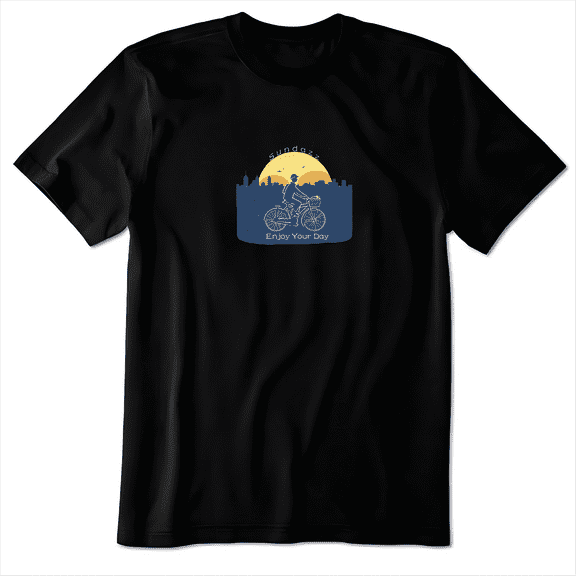 Sundazz Mens T-Shirts with Short Sleeve- Mens Cotton T Shirt Graphic Printed Tee