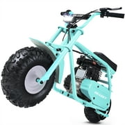 Sunderwell 99CC MB001 Gasoline Mini Dirt Bike,4-Stroke 18MPH Off Road Motorcycle, Weight Support Up to 200LBS - Mint Green