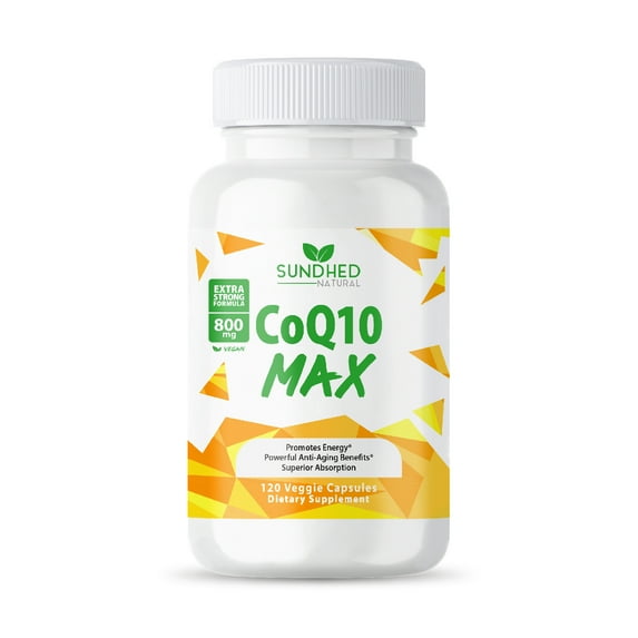 Sundhed Natural CoQ10 Powerful Antioxidant (Capsules 800mg 120 Capsules)