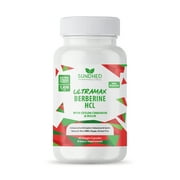 Sundhed Natural Ultramax Berberine HCL with Ceylon Cinnamon, Hydrochloride Supplement Capsules