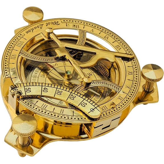 Sundial Compass Solid Brass Sun Dial