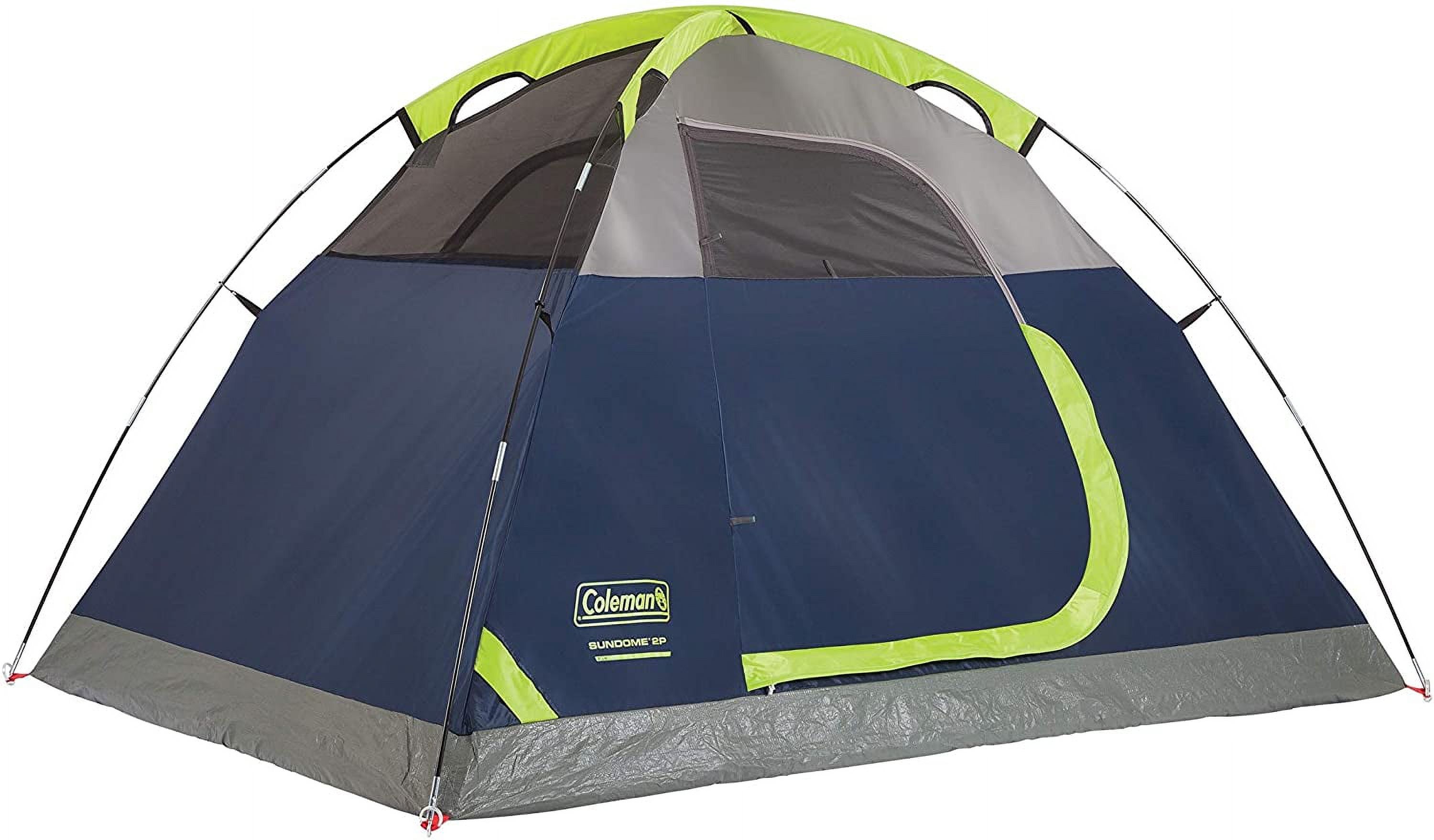 Sundome Camping Tent with Rainfly, 2/3/4/6 Person Tent Sets  in 10 Mins, Weatherproof Shelter for Camping, Festivals, Backyard, Sleepovers, &