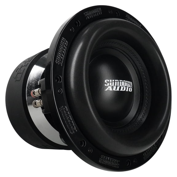 Sundown Audio 2000W RMS Dual 1-Ohm Voice Coil 10" Car Subwoofers, Black