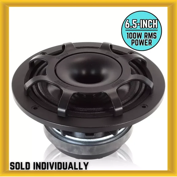 Sundown Audio BPS-6.5 6.5" Pro Sound Co-Axial Powersports Car Speaker 100W RMS