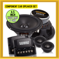 thumbnail image 1 of Sundown Audio E-Series E-6.5CS 6.5 Inch Component Car Audio Speakers + Tweeters, 1 of 8