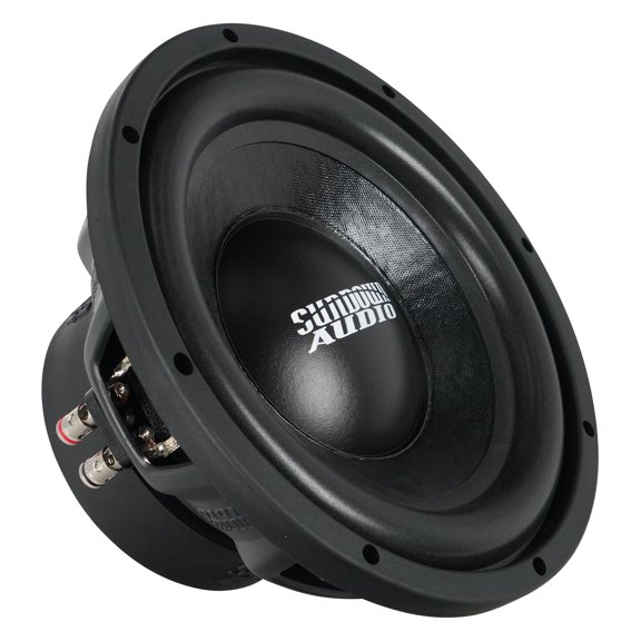 Sundown Audio LCS-10 V.2 D4 10 Inch 500 Watt RMS Car Subwoofer, Dual 4 Ohm Voice Coils, 14 mm Xmax, Ported Enclosure Ready