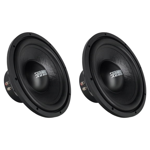 Sundown Audio LCS-12-V2-D4-PAIR Pair of LCS-12 v.2 D4 12-Inch 500W RMS Dual 4-Ohm Car Subwoofers 1000 Watts Total Power Black