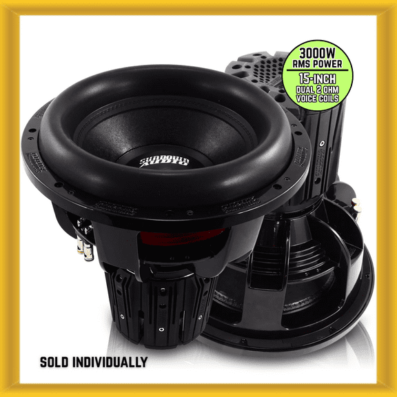 Sundown Audio NS-Series NS6 Version 6 15" 3000W RMS 2 Ohm Power Car Subwoofer