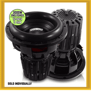 Sundown Audio NS-Series Version 6 12 3000W RMS Power 2 Ohm DVC Car Subwoofer
