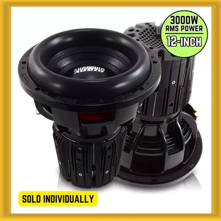 Sundown Audio NSV.6 12 D1 12" NightShade Version 6 3000W RMS Power Car Subwoofer