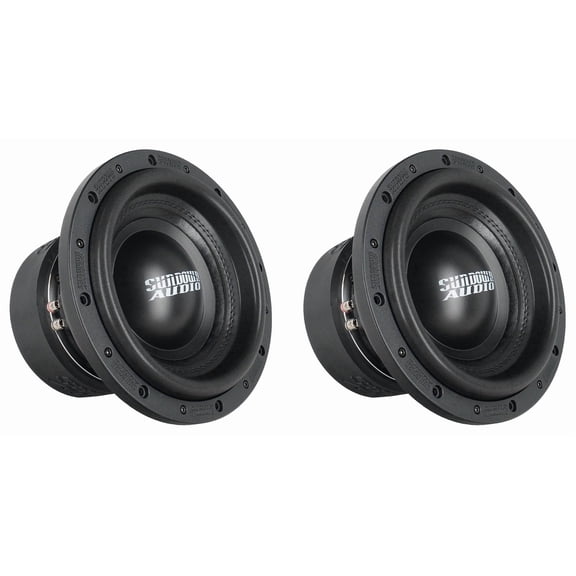 Sundown Audio SA-10 V.2 D2 10 Inch 1250W RMS DVC 2-Ohm Car Subwoofers, 2.75 Inch Coil, 19mm Xmax, 2-piece