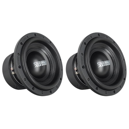Sundown Audio SA-10 V.2 D4 10" 1250W RMS DVC 4-Ohm Car Subwoofers, 2.75" Voice Coil, Deep Bass, Pair 2-piece