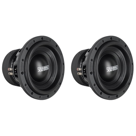 Sundown Audio SA-10 V.3 D2 1500W RMS 10 Inch DVC 2 Ohm Car Subwoofer, 22mm Xmax, Faraday Rings, SA Series Pair, 2-piece