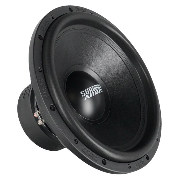Sundown Audio SA-15 V.2 D4 15 Inch 1250W RMS DVC 4-Ohm Car Subwoofer with 2.75 Inch Coil, Faraday Ring, Cast Frame, Spring Terminals
