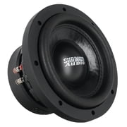 Sundown Audio SA-6.5SW 300W RMS 6.5 Inch DVC 4 Ohm Shallow Car Subwoofer, Faraday Ring, Under Seat Enclosure