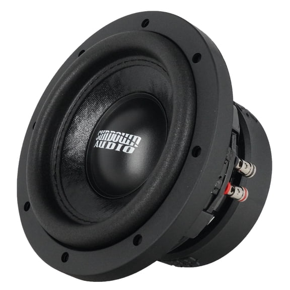 Sundown Audio SA-6.5SW 6.5 Inch 300W RMS DVC 2 Ohm Car Subwoofer, Shallow Mount, Under Seat Bass, Pair