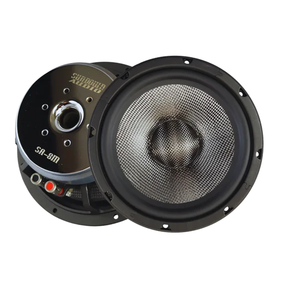 Sundown Audio SA-Series SA8M 8" 130W RMS Full Range Car Audio Speakers (PAIR)