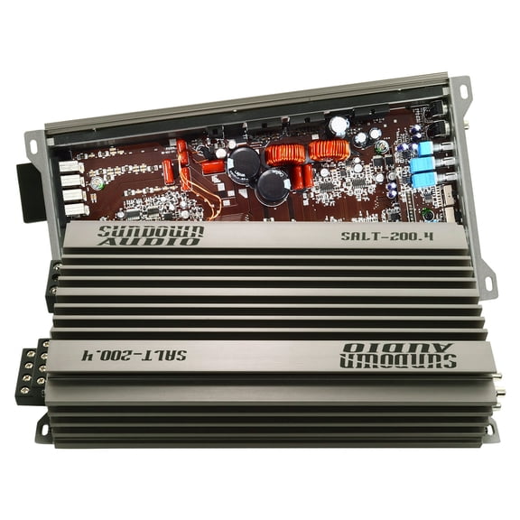 Sundown Audio SALT-200.4 4-Channel Car Stereo Amplifier 800W RMS Low-Voltage Technology Class-D