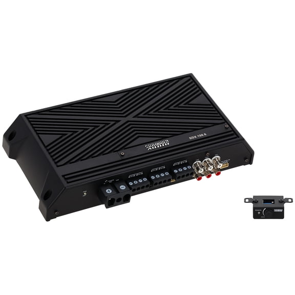 Sundown Audio SDX-100.6 Weather Resistant 6 Channel Class D Car and Powersports Amplifier, 900 Watt RMS with Adjustable Crossovers