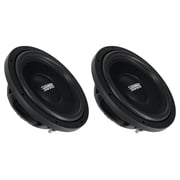 Sundown Audio SML-12 D2 12 Inch 600W RMS Shallow Subwoofer Pair, DVC 2-Ohm, Slim Mount Deep Bass Car Subs, 2-piece