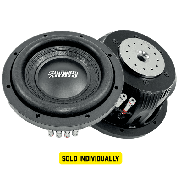 Sundown Audio SML-Series 8" 400W RMS Power Dual 4 Ohm Voice Coils Car Subwoofer