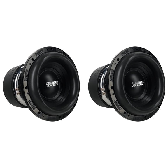 Sundown Audio SW-ZV612D2 Pair of ZV6-12 D2 12-inch 3250W RMS Dual 2-Ohm Subwoofers 3250 Watts Black