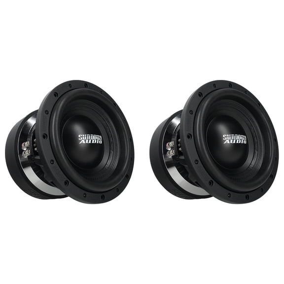 Sundown Audio U-10 V.2 D2 10 in 2000W RMS DVC 2-Ohm Car Subwoofers, Ported Box Ready, 30mm Xmax, Pair, 2-piece