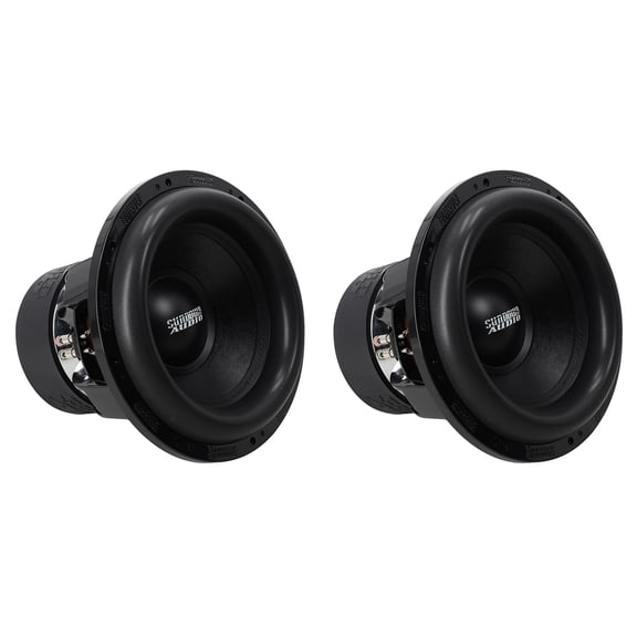 Sundown Audio X-15 V.3 D2 15" 2500 Watt RMS Dual 2 Ohm Car Subwoofers, 30 mm Xmax, Ported Enclosure Ready, 2-piece