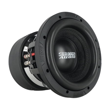 Sundown Audio X8 V4 D2 8" 2500W Max Dual 2-Ohm Voice Coil DVC Car Subwoofer